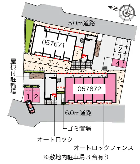 東大和市立野２丁目 月極駐車場